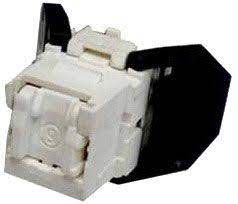 3M Volition Cat6 8-Way Female Tool-less IO Information Outlet RJ45 Connector Keystone Mount